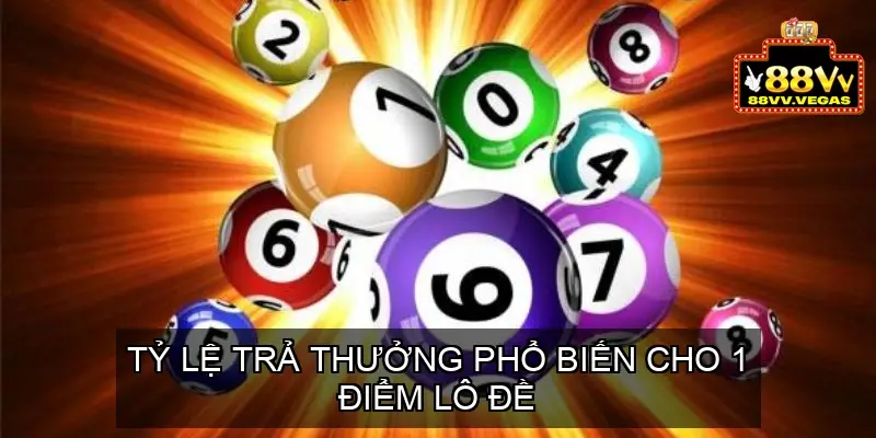 Tỷ Lệ Trả Thưởng Phổ Biến Cho 1 Điểm Lô Đề
