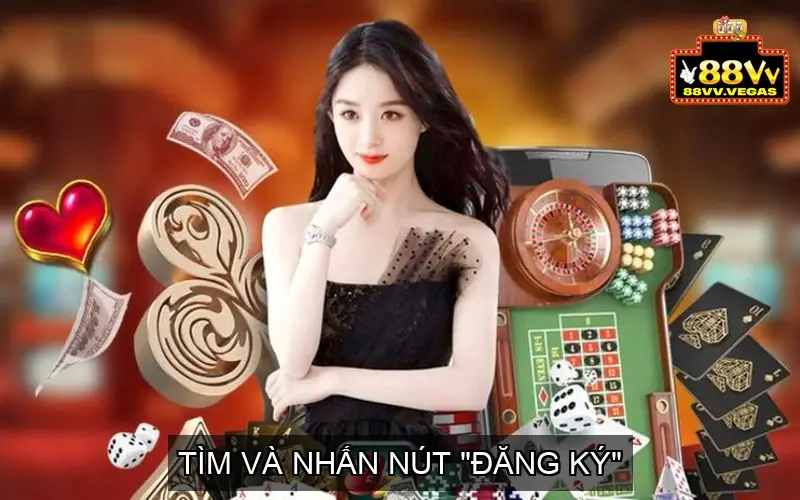 Bước 2: Tìm và Nhấn nút "Đăng Ký"