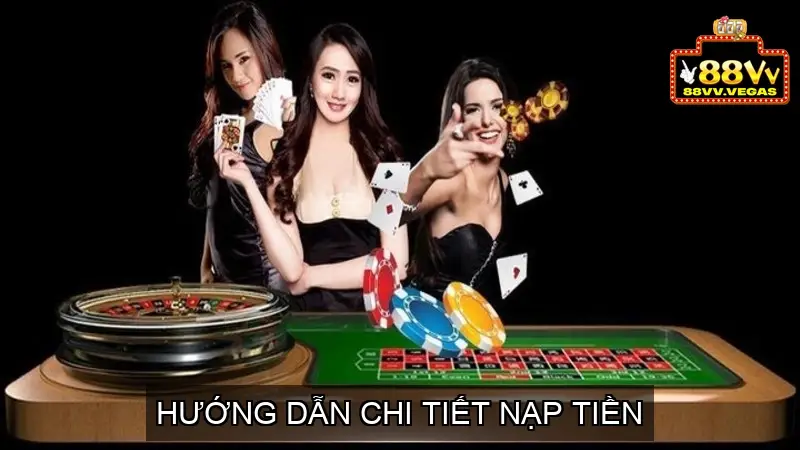 Các bước nạp tiền cụ thể